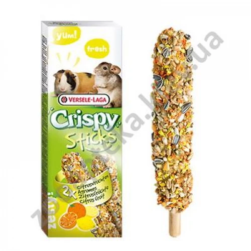 Versele-Laga Crispy Sticks CitrusFruit - лакомство Версель-Лага Цитрус для шиншилл, свинок