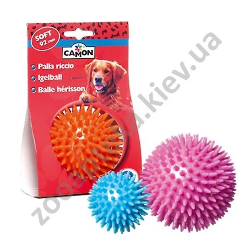 Camon - іграшка для собак Камон м'яч м'який вініловий голчастий