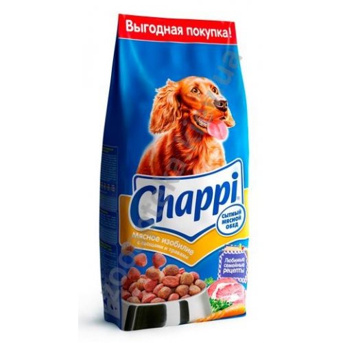 Chappi - сухой корм Чаппи с говядиной и овощами для собак