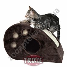 Trixie - когтеточка Трикси Topi, плюшевая серого цвета