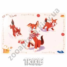 Trixie - килимок під миску (руді собачки) Тріксі для собак