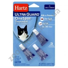 Hartz UltraGuard OneSpot - капли Хартц для кошек от яиц блох и их личинок