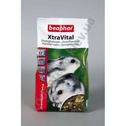 Beaphar Xtra Vital Dwarf Hamster Food - корм Бифар для карликовых хомячков