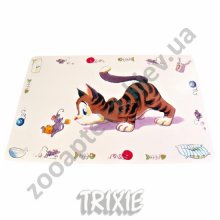 Trixie Comic cat - коврик под миску Трикси для кошек