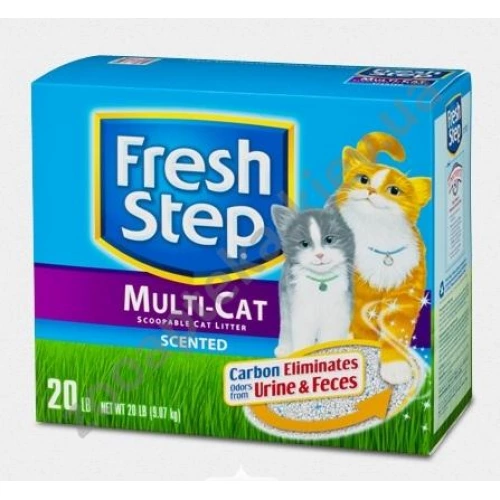 Fresh Step Multi-Cat - комкующийся наполнитель Фреш Степ для кошачьего туалета