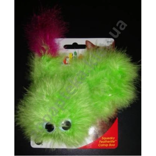 JW Pet Company Cantip Boa - іграшка Джей Ві Пет Компані пискуче боа з пір'ям