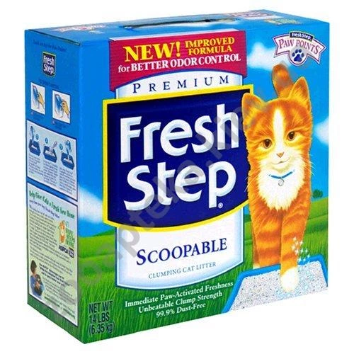 Fresh Step Scoopable Litter - комкующийся наполнитель Фреш степ без запаха