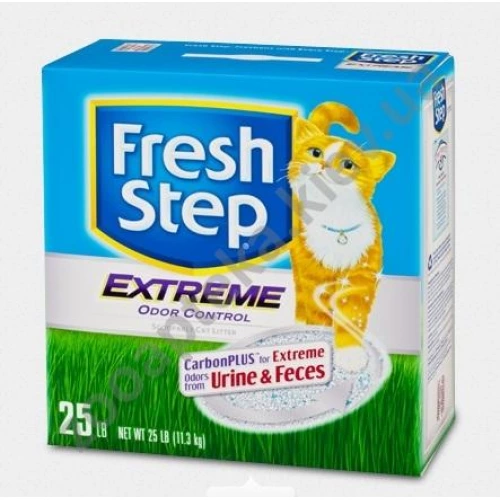 Fresh Step Extreme Odor Control - комкующийся наполнитель Фреш Степ на основе глины