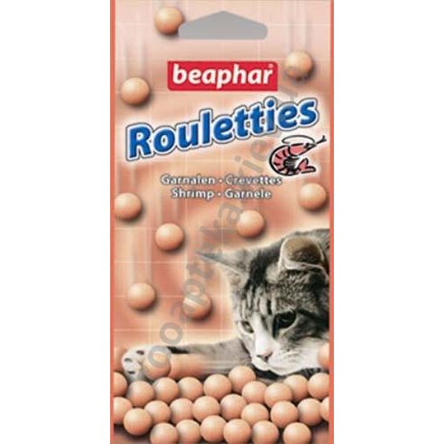 Beaphar Rouletties Shrimp - лакомство Бифар шарики с креветками для кошек и котят