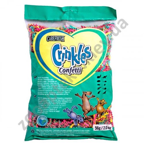 Carefresh Crinkles Confetti - серпантин Карефреш для грызунов, птиц, рептилий