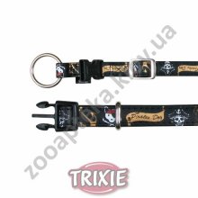 Trixie Dog Pirates - ошейник Трикси, кожзам, черный