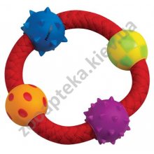 Petstages Multi Texture Chew RIng - игрушка Петстейджес канат - кольцо с мячиками