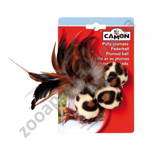 Camon - мячик Камон с перьями для кошек