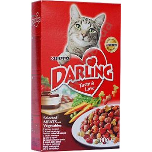Darling Adult with meat - корм Дарлінг для дорослих кішок, з м'ясом і овочами