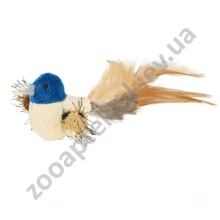 Trixie - игрушка Трикси птица с перьями