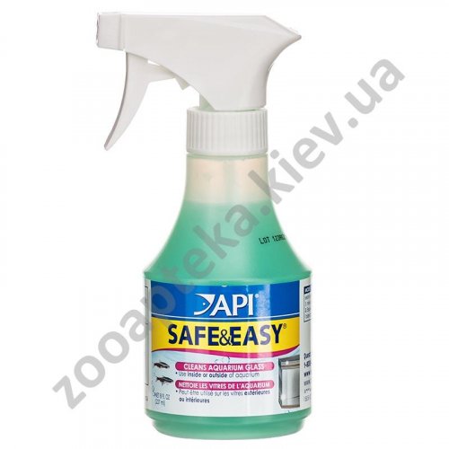 API Safe and Easy - српрей АПИ Сэйф Изи для очистки и полировки стенок аквариума