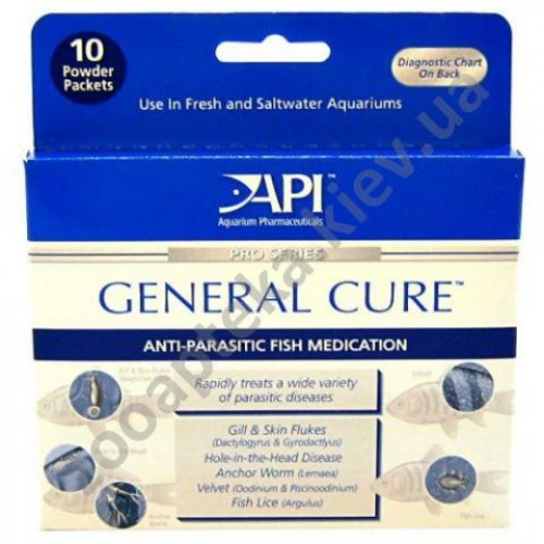API General Cure Powder Packets - препарат АПІ Дженерал проти всіх форм паразитів