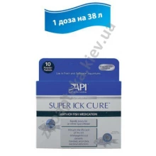 API Super Ick Cure Powder Packets - препарат АПИ против ихтиофтириуса, в пакетиках