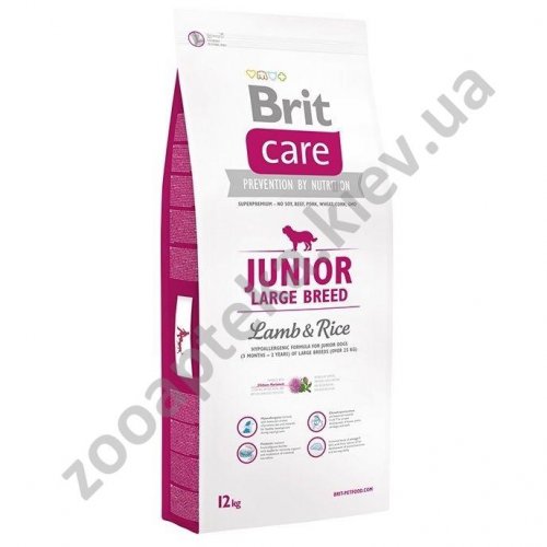 Brit Care Junior Large Breed Lamb & Rice - корм Брит для щенков крупных пород