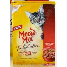 Meow Mix Tender Centers - корм Мяу Микс с лососем и курицей
