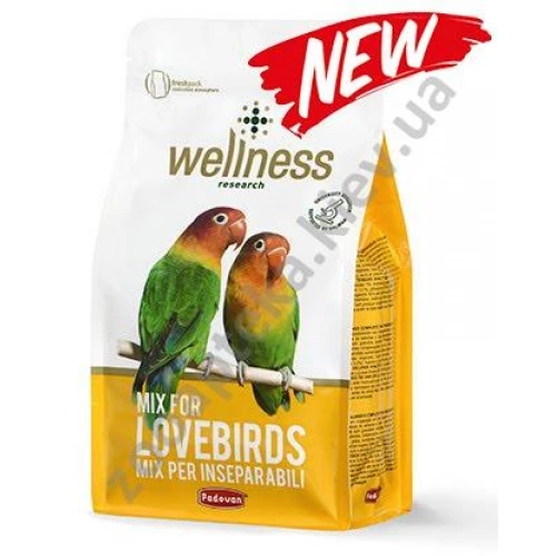 Padovan Wellness Parrocchetti Lovebirds - корм Падован для неразлучников