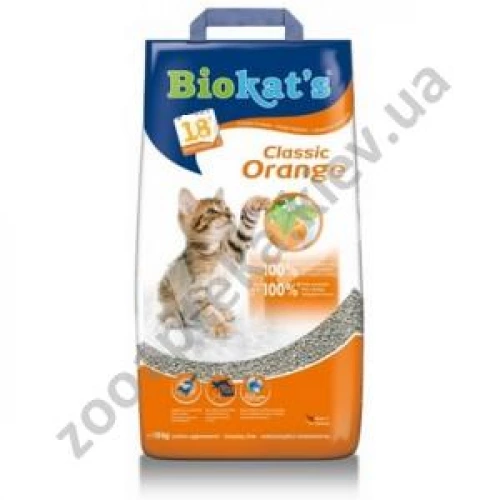 Gimpet Biokats Classic Orange - наполнитель Гимпет Биокетс c ароматом апельсина