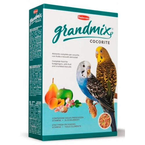 Padovan GrandMix Cocorite - комплексний корм Падован для маленьких папуг