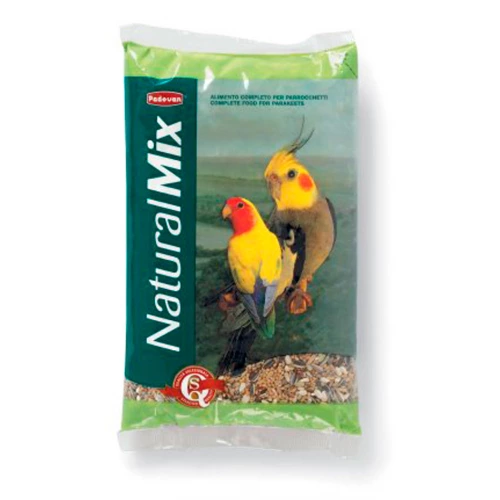 Padovan NaturalMix Parrochetti - основной корм Падован для средних попугаев