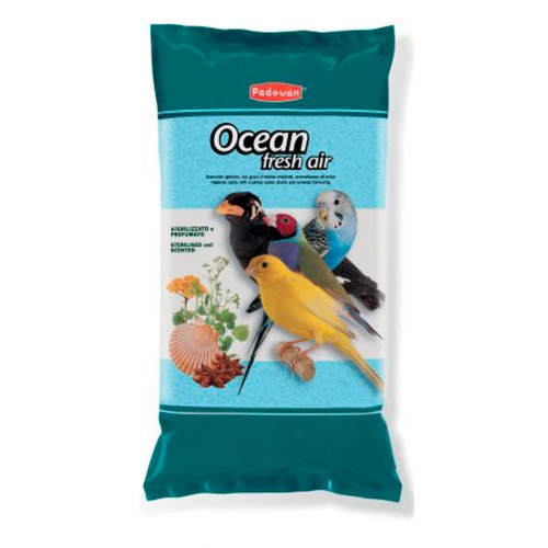 Padovan Ocean Fresh Air - гигиенический наполнитель Падован с измельченными ракушками