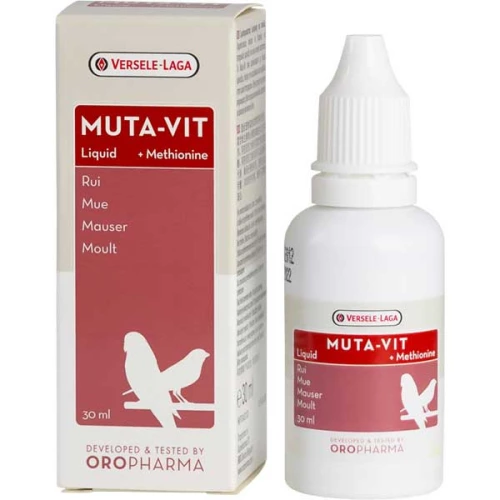 Versele-Laga Oropharma Muta-Vit Liquid - жидкие витамины Орофарма для оперения птиц