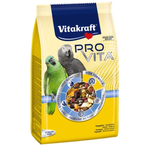 Vitakraft Pro Vita - корм Вітакрафт з пробіотиком для великих папуг