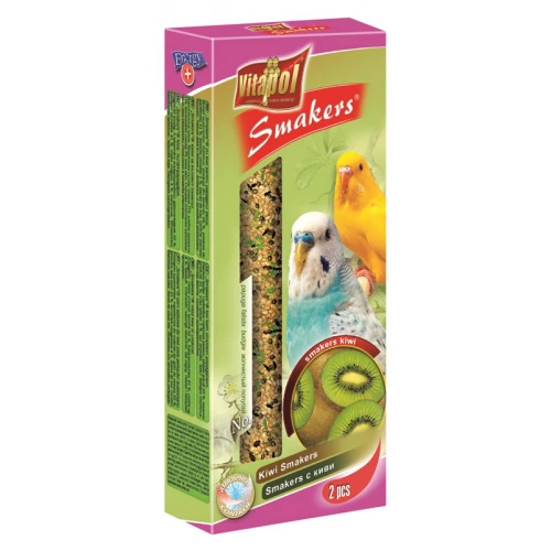 Vitapol Kiwi Smakers - лакомство Витапол с киви для волнистых попугаев в колбе