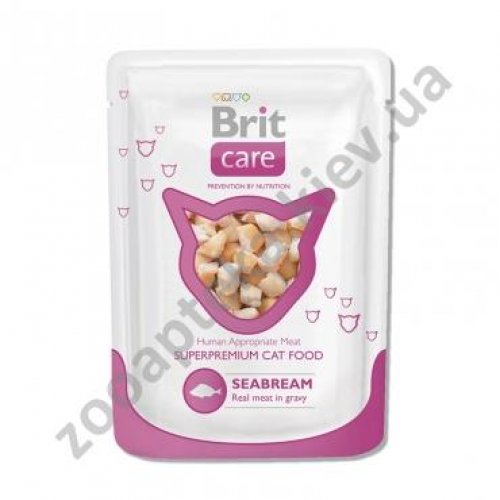 Brit Care - корм Брит с морским окунем в соусе для кошек