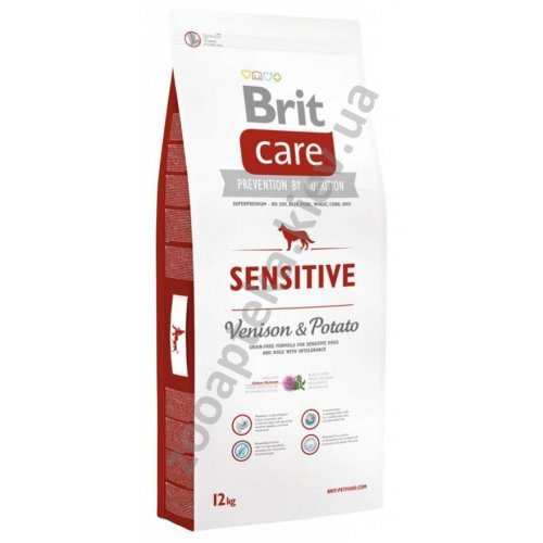 Brit Care Sensitive Venison & Potato - корм Брит для чувствительных собак, с олениной и картофелем