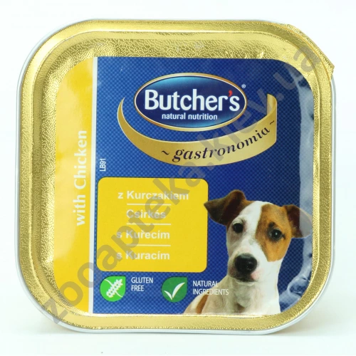 Butchers Dog Gastronomia Chicken - паштет Батчерс с курицей для собак