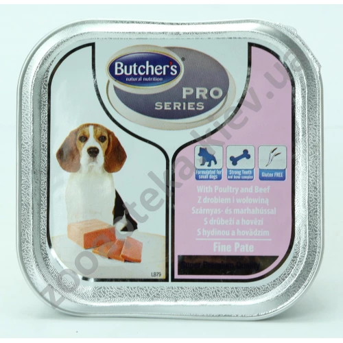 Butchers Dog Pro Poultry Beef - паштет Батчерс з птицею і яловичиною для собак