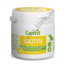 Canvit Biotin Cat - витамины Канвит для блестящей шерсти и здоровой кожи