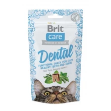 Brit Care Cat Snack Dental - ласощі Бріт з індичкою для здоров'я зубів і ясен кішок