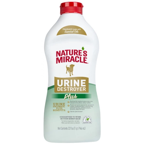 Natures Miracle Urine Destroyer - уничтожитель пятен и запахов мочи Нейчерс Миракл для собак
