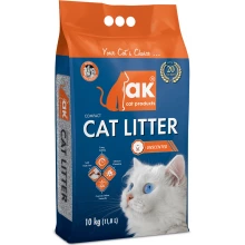 Ak Cat Unscented - наполнитель бентонитовый Ак Кет без аромата для кошачьего туалета