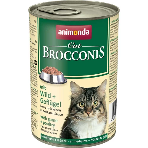 Animonda Brocconis - консерви Анімонда Брокконіс з дичиною і домашньою птицею для кішок