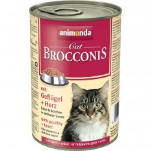 Animonda Brocconis - консервы Анимонда Брокконис с птицей и сердцем для кошек