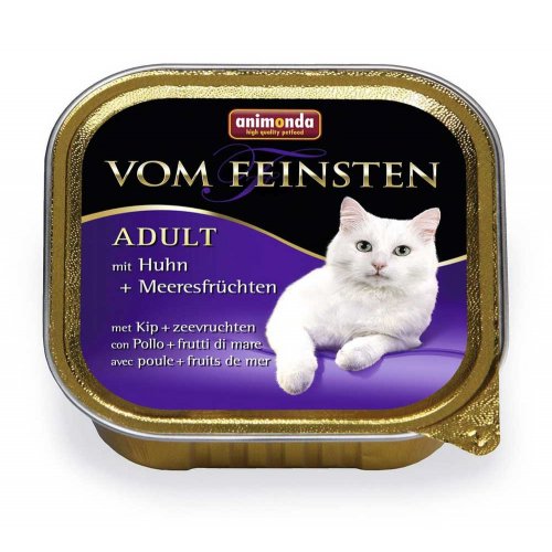 Animonda Vom Feinsten - консервы Анимонда с курицей и морепродуктами для кошек