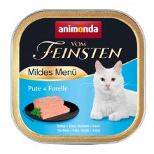 Animonda Vom Feinsten - консервы Анимонда с индейкой и форелью для привередливых кошек