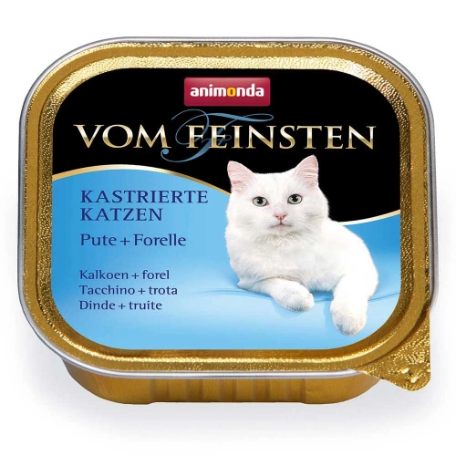 Animonda Vom Feinsten - консервы Анимонда с индейкой и форелью для кошек
