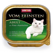 Animonda Vom Feinsten - консервы Анимонда с индейкой и кроликом для кошек