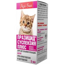 Апи-Сан Празицид-суспензия Плюс для котят