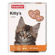 Beaphar Kitty's Junior - вітамінізовані ласощі Біфар для кошенят