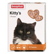 Beaphar Kitty's Protein - вітамінізовані ласощі Біфар для кішок з протеїном