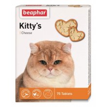 Beaphar Kitty's Cheese - вітамінізовані ласощі Біфар для кішок, зі смаком сиру